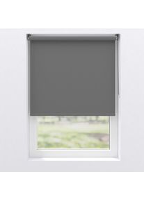 Verdunkelungsrollo, Anthrazit, Kunststoff, Uni, 60x150 cm, L&auml;nge universell einstellbar, beliebig k&uuml;rzbar, Heimtextilien, Vorh&auml;nge, Rollos, Rollos