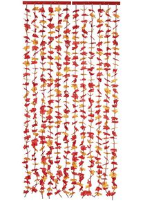 T&uuml;rvorhang Maximex "Indian Summer", rot, B:90cm H:190cm, Polyester, Polyester, Polypropylen, Gardinen, T&uuml;rvorhang, Bl&auml;ttervorhang f&uuml;r Balkon und Terrasse, Insekten- und Sichtschutz