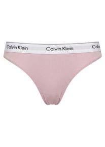 Tanga "THONG", Damen, Gr. L (40), rosa (hawaii orchid), Webqualit&auml;t, Obermaterial: 53% Baumwolle, 35% Modal, 12% Elasthan, Calvin Klein Underwear, k&ouml;rpernah, Unterhosen Tanga, Mit elastischem Bund
