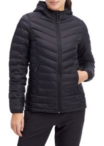 Outdoorjacke McKINLEY "Jacke Arlo JKT W", Damen, Gr. 36, schwarz (schwarz night), Obermaterial: 100% Polyamid. Futter: 100% Polyamid. Wattierung: 90% Daunen, 10% sonstige Federn, unifarben, eingesetzt B&uuml;ndchen mit Gummizug, Jacken Outdoorjacke