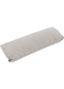 Dekokissen Musterring "JUSTB PM100, perfektes Komfort-Extra", beige (warm, platin, meliert unifarben), B:74cm H:11cm L:25cm, Faserb&auml;llchen, Dekokissen_Sitzkissen_Kissenh&uuml;llen, Dekokissen, Ergonomische Unterst&uuml;tzung, passender Look & Musterring-Garantie
