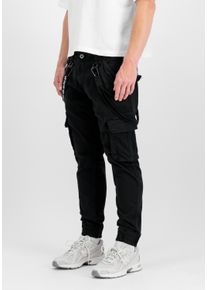 Cargohose Alpha Industries "Utility Pant", Herren, Gr. 32, Normalgr&ouml;&szlig;en, schwarz, Obermaterial: 98% Baumwolle, 2% Elastan. Futter: 100% Baumwolle, Hosen Cargohose