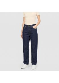 Loose-fit-Jeans MAC "DANNI", Damen, Gr. 44, N-Gr, blau (fashion rinsed), Denim/Jeans, Obermaterial: 71% Baumwolle, 16% Polyester, 11% Modal, 2% Elasthan, l&auml;ssig geschnitten kn&ouml;chellang, Jeans Loose-fit-Jeans, mit Stretch