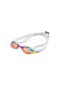 Schwimmbrille arena "AIR SONIC MIRROR", bunt (gold, wei&szlig;), Sportbrillen, Schwimmbrille, mit verspiegelten Gl&auml;sern, breite Gl&auml;ser f&uuml;r seitliche Sicht