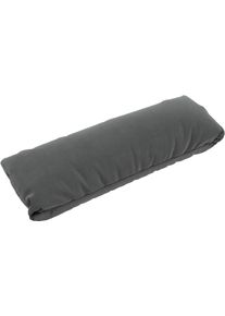 Dekokissen Musterring "JUSTB PM100, perfektes Komfort-Extra", grau (graphite, grau, unifarben), B:74cm H:11cm L:25cm, Faserb&auml;llchen, Dekokissen_Sitzkissen_Kissenh&uuml;llen, Dekokissen, Ergonomische Unterst&uuml;tzung, passender Look & Musterring-Garantie