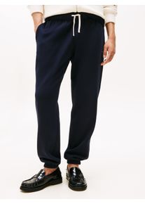 Sweathose Tommy Hilfiger "ESSENTIAL FLEECE", Herren, Gr. XXL, N-Gr, blau (navy blau), Sweatware, Obermaterial: 60% Baumwolle, 40% Polyester, lang, Hosen Sweathose, elastischer Bund, nornale Passform