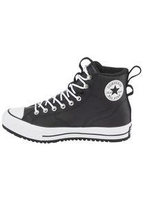 Sneaker Converse "CHUCK TAYLOR ALL STAR WATER-REPELLENT HIKER BOOT", Herren, Gr. 41, schwarz-wei&szlig; (schwarz, schwarz, wei&szlig;), Synthetik, Schuhe Sneaker, wasserabweisend
