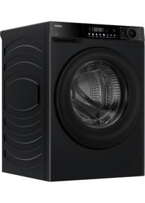 Haier Waschmaschine "HW90-BP14657BTU1", Energieeffizienz: A, schwarz, B:59,5cm H:85cm T:50,1cm, Waschmaschinen, Smart AI Automatikprogramm & Wi-Fi, Waschmaschine