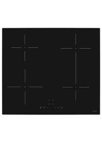 Exquisit Induktions-Kochfeld "EKI600-SF-B-R-380", schwarz, B:59,4cm H:6,2cm T:52,4cm, Kochfelder, Induktions-Kochfeld