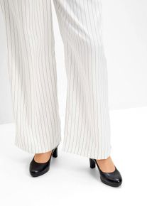 Pumps fr&aring;n Tamaris av skinn - svart - storlek 39 - bonprix