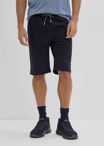 Sweatshirtshorts av ekologisk bomull - svart - storlek 48/50 (M) - bonprix