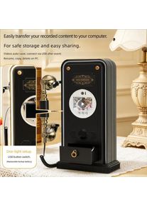 D5BB Wedding Sign In Video Phone with 1080P Screen, Handset Message Phone and 32GB Storage for Party Welcome Tables