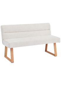 Livetastic , Eichefarben, Beige , Holz, Metall, Textil , Eiche , massiv , 140x82x61 cm ,