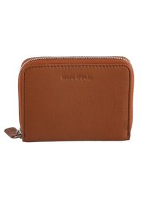 Geldb&ouml;rse, Damen, cognac, Leder, MARC O'POLO ACCESSORIES, Basic, Kleinlederwaren Geldb&ouml;rse, Geldbeutel, Money Pocket, Portemonnaie mit Logoschriftzug