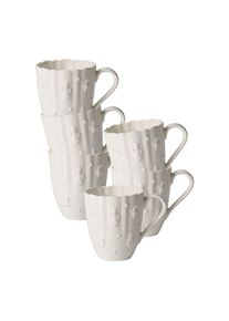 Villeroy & Boch Becher VILLEROY & BOCH "Kaffeebecher Toy's Delight Royal Classic 250 ml 6er Set wei&szlig;", wei&szlig;, 6 tlg., Porzellan, Trinkgef&auml;&szlig;e, Becher