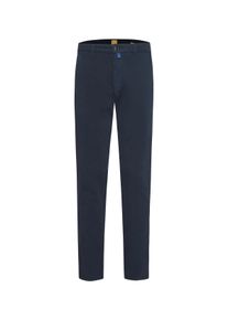 Chinohose MEYER "M5 Chino", Herren, Gr. 42-32, L&auml;nge 32, blau (dunkelblau), Obermaterial: 98% Baumwolle CO. 2% Elasthan EL., regular fit, Hosen Chinohose, M5 Chino im unifarbenen Design