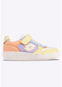Sneaker Lotto, M&auml;dchen, Gr. 35, gelb (gelb, flamingo), Synthetik, Schuhe Sneaker, - in kinderfu&szlig;gerechter Passform