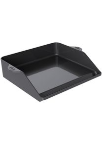 R&ouml;sle Grillplatte R&Ouml;SLE "Plancha, 25429", schwarz, B:36,5cm T:46,5cm, Aluguss, Grillroste, Grillplatte, aus porzellanemailliertem Gusseisen f&uuml;r Fleisch und Gem&uuml;se
