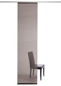 Schiebegardine HOMING "Manhattan", braun (haselnuss), B:60cm H:245cm, Polyester, Gardinen, Schiebegardine, modern, Wohnzimmer, Schlafzimmer