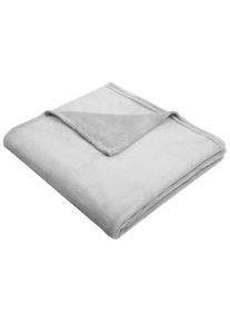 Wohndecke OTTO HOME "Jil", grau (greige), B:130cm L:180cm, Kunstfaser, Wohndecken, Wohndecke, aus super weichem Kuschelfleece, Kuscheldecke, Premium Qualit&auml;t