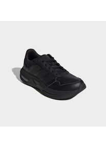 Walkingschuh adidas Sportswear "CLOUDFOAM CUXXION", Herren, Gr. 40, schwarz (core schwarz, core schwarz, grau three), Leder, Synthetik, Textil, Schuhe Walkingschuh
