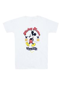Disney Unisex Mickey Mouse T-shirt voor volwassenen (Wit)
