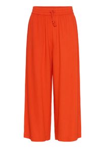 Stoffhose Kaffe "Hose KAmilia", Damen, Gr. 38, N-Gr, rot (grenadine), Obermaterial: 70% Viskose CV. 30% Leinen LI., Hosen Stoffhose
