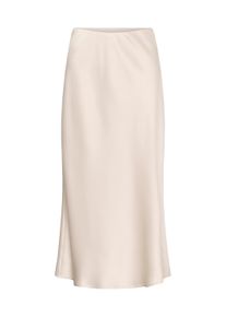 Midirock Kaffe "Damen Rock KAlotte", Damen, Gr. 44, moonbeam, Obermaterial: 100% Polyester PES., R&ouml;cke Midirock