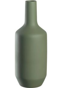 Dekovase Leonardo "Keramikvase MILANO", gr&uuml;n, B:15cm H:40cm T:15cm, Keramik, Vasen, Dekovase