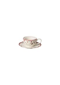 Villeroy & Boch Weihnachtsfigur VILLEROY & BOCH "Teelichthalter Kaffeetasse Toy's Deligth Decoration &oslash; 9,8 cm bunt", bunt, Dekofiguren, Weihnachtsfigur