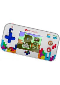 MYARCADE Retro Konsole "Gamer V Tetris", bunt (wei&szlig;, blau), B:16,84cm H:13,03cm T:3,81cm, Spielekonsolen, Retro Konsole