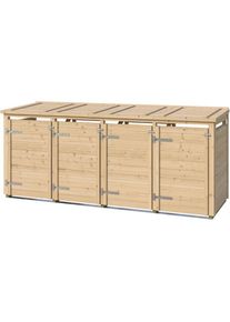 Weka M&uuml;lltonnenbox 4er Killarney Naturbelassen, Ja
