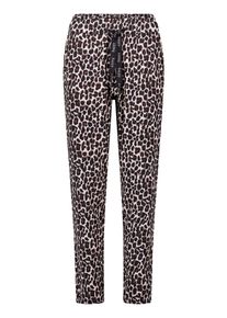 Jogginghose Betty Barclay "Joggingpant mit elastischem Bund", Damen, Gr. XXL, EURO, braun (schwarz, beige), Obermaterial: 58% Baumwolle CO. 37% Modal CMD. 5% Elasthan EL., Hosen Jogginghose