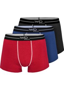 Panska Boxerky kr&aacute;ľovsk&aacute; modr&aacute; + červen&aacute; + čierna veľkosť 9