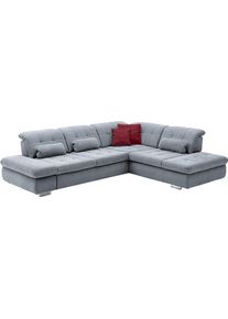 Ecksofa DIE PLANBAR "MP-IN17004 L-Form, Breite 323 cm, mit Federkern-Polsterung", ice, B:323cm H:84cm T:260cm, 100% Polyester, Sofas, Ecksofa, inkl. Sitztiefenverstellung, wahlweise weitere Funktionen