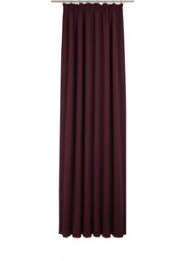 Vorhang WIRTH "Newbury", lila (aubergine), B:130cm H:385cm, Baumwolle, Polyester, Gardinen, Vorhang, nach Ma&szlig;