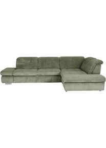 Ecksofa DIE PLANBAR "MP-IN17004 L-Form, Breite 323 cm, mit Federkern-Polsterung", forest, B:323cm H:84cm T:260cm, 88% Polyester, 12% Polyamid, Sofas, Ecksofa, inkl. Sitztiefenverstellung, wahlweise weitere Funktionen
