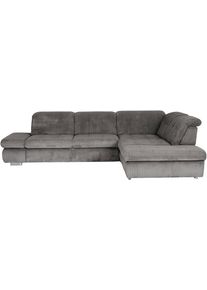 Ecksofa DIE PLANBAR "MP-IN17004 L-Form, Breite 323 cm, mit Federkern-Polsterung", anthrazit, B:323cm H:84cm T:260cm, 88% Polyester, 12% Polyamid, Sofas, Ecksofa, inkl. Sitztiefenverstellung, wahlweise weitere Funktionen