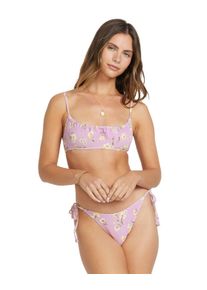 Bade-Shirt Billabong "Peaceful Petals", Damen, Gr. XS, Cup B, rosa (amethyst smoke), Obermaterial:91% Polyester, 9% Elasthan., Bikini-Oberteile Bade-Shirt