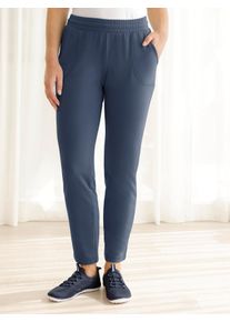 Funktionshose Catamaran, Damen, Gr. 27, Kurzgr&ouml;&szlig;en, rauchblau, meliert, 65% Baumwolle, 35% Polyester, unifarben, Hosen Funktionshose