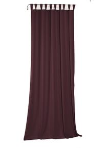 Vorhang WIRTH "Newbury", lila (aubergine), B:130cm H:365cm, Baumwolle, Polyester, Gardinen, Vorhang, nach Ma&szlig;