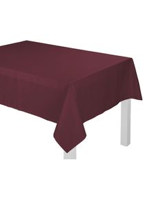 Tischdecke WIRTH "NEWBURY" Gr. 3, lila (aubergine), B:130cm L:160cm, Baumwolle, Polyester, Tischdecken, Tischdecke