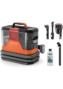 Rowenta Teppichreinigungsger&auml;t "Fleckenentferner IN7011 Clean It Hot & Cold", orange, schwarz, B:26,5cm H:34cm T:36,5cm, Mehrzwecksauger, PowerHeat 60 C, 2,3 l/1,5 l Tanks, Auto‑Clean, rotierende ActivBrush, Teppichreinigungsger&auml;t