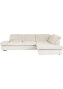 Ecksofa DIE PLANBAR "MP-IN17004 L-Form, Breite 323 cm, mit Federkern-Polsterung", natur, B:323cm H:84cm T:260cm, 88% Polyester, 12% Polyamid, Sofas, Ecksofa, inkl. Sitztiefenverstellung, wahlweise weitere Funktionen