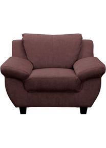 Sessel OTTO HOME "Silkeborg Sitzbreite: 49 cm, gem&uuml;tlich und formsch&ouml;n", indirot, B:109cm H:80cm T:91cm, 100% Polyester, Sessel, Sessel, aus haustierfreundlichem Pet Friendly Bezug