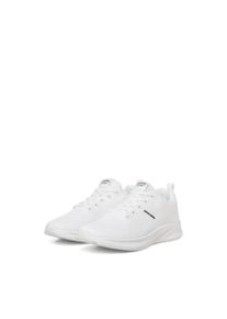Jack & Jones Sneaker JACK & JONES "JFWCROXLEY", Herren, Gr. 40, wei&szlig;, Mesh, Schuhe Sneaker, mit leichter EVA-Laufsohle