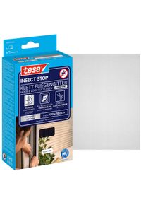 Fliegengitter-Gewebe Tesa "Premium f&uuml;r Fenster, Insektenschutz mit Klettband - 170x180 cm", schwarz (rahmen: schwarz gewebe: schwarz), B:170cm H:180cm, Insektenschutzgitter, Fliegengitter-Gewebe, mit starkem Klettband, r&uuml;ckstandsfrei entfernbar, zuschneidbar