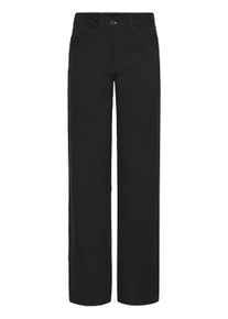 Chinohose oxmo "Chinohose OXIben", Damen, Gr. 44/32, L&auml;nge 32, schwarz, Obermaterial: 98% Baumwolle CO. 2% Elasthan EL., Hosen Chinohose