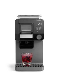 Gorenje Eismaschine "GIICM - 3in1 Instant Eismaschine", schwarz (grau), B:19cm H:40,8cm T:36,7cm, Eismaschinen, Eis & Slushy in 90 Sek., 1 L, Selbstreinigungsfunktion, max. 35kg/Tag, Eismaschine