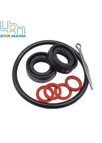 93101-13M12-00 Outboard Lower Unit Prop Shaft Gearcase Oil Seal Kits for Yamaha 2 4str 2.5 45 6 HP w/O-ring 93210-48214 w/Pin